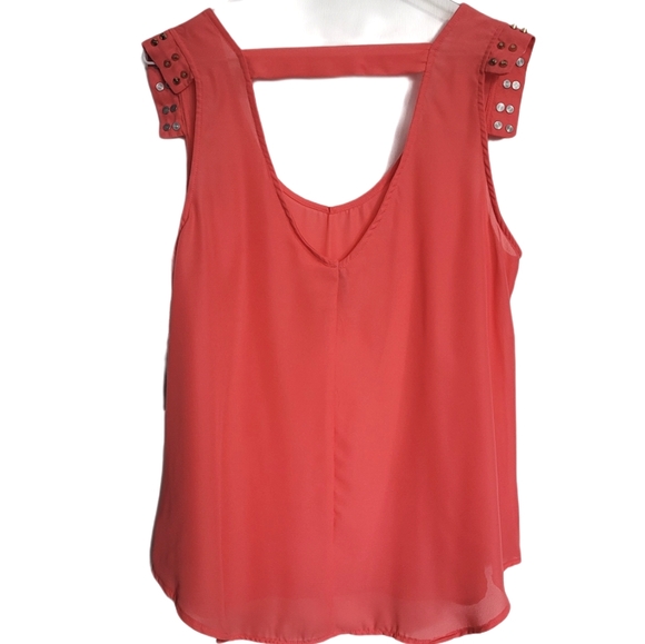 JOE & CO sleeveless blouse top - Picture 3 of 6